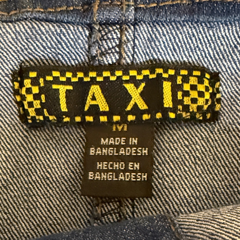 Taxi Retro Y2K Denim Dress - Picture 9 of 10